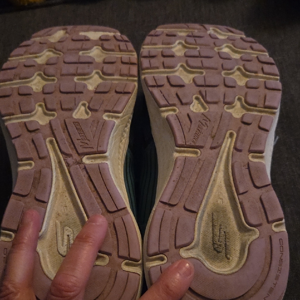 Skechers Blue and Pink Women's Sneakers - Picture 5 of 10